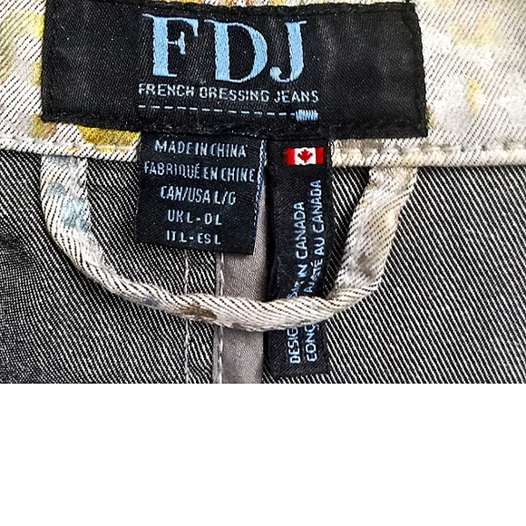 Metallic Jean Jacket Size L - Picture 5 of 10